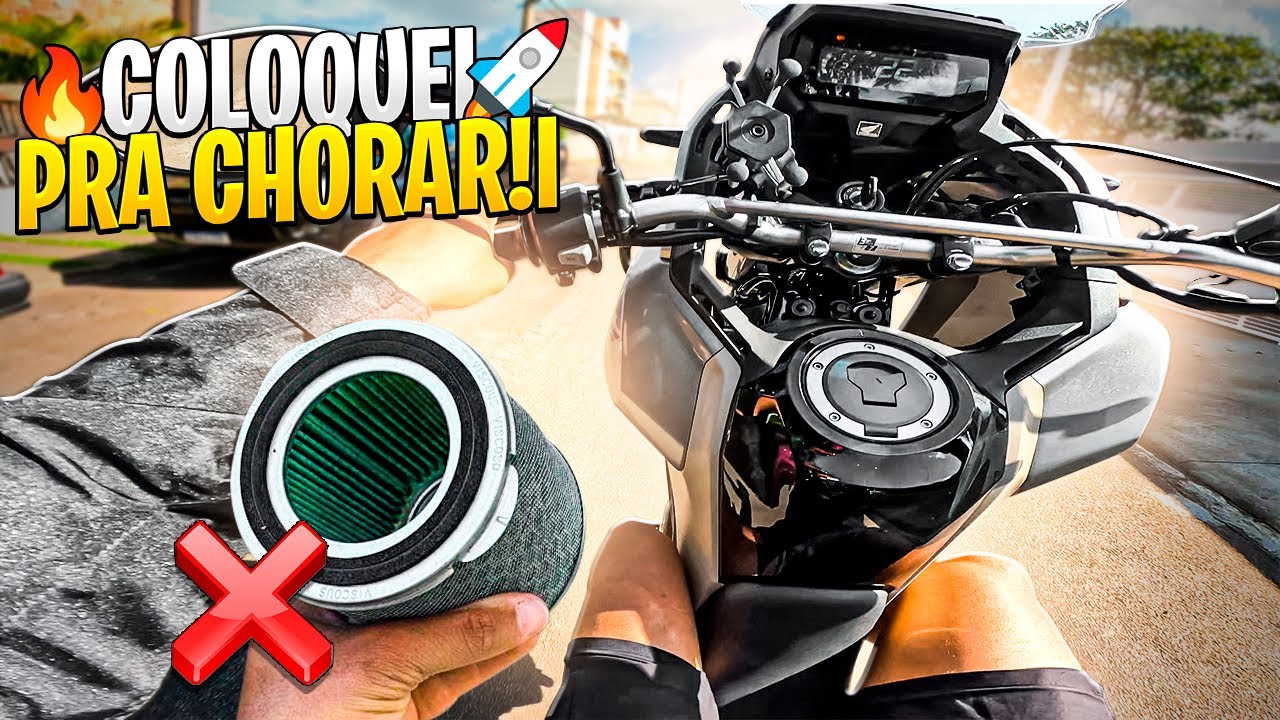 TESTANDO A XRE SAHARA 300 SEM FILTRO