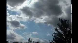 Storm cloud time lapse at x300 speed