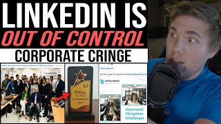 CORPORATE CRINGE - LINKEDIN IS OUT OF CONTROL | #grindreel