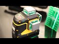 PREXISO Laser Level 3 X 360° Self Leveling with 47 Inch Tripod, IP54 Rechargeable 100 Ft Green Lazer