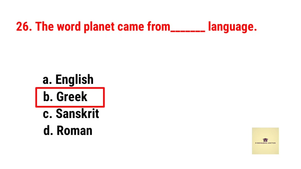 Solar System Important Questions | Solar System GK | Geography GK For All  Exams | Top Repeated MCQs