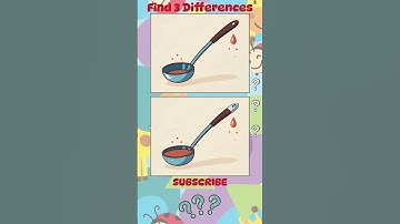 Can You Find the 3 Differences? #269