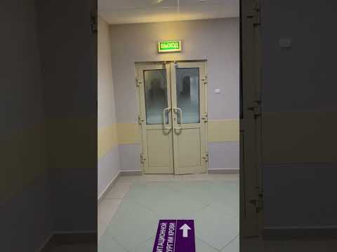 Образ Богоматери на окнах реанимации
