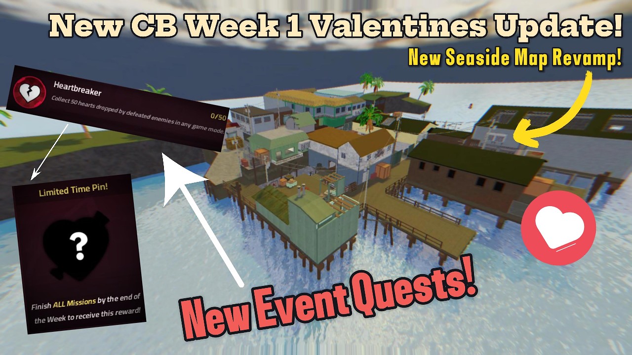 New Counter Blox Valentines Week 1 Update! New Missions & Seaside Revamp! (ROBLOX)