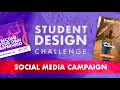 Student Design Challenge! Create A Social Media Campaign - 6 min theory lesson too!