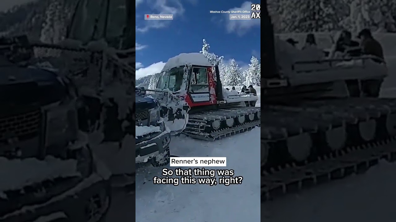 Video shows aftermath of #JeremyRenner snowplow #accident