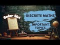 DM Important Topics🔥🎯| CSE/IT #btech #bca #codergirl #exams #aktu #uptu #ggsipu #coding #engineering