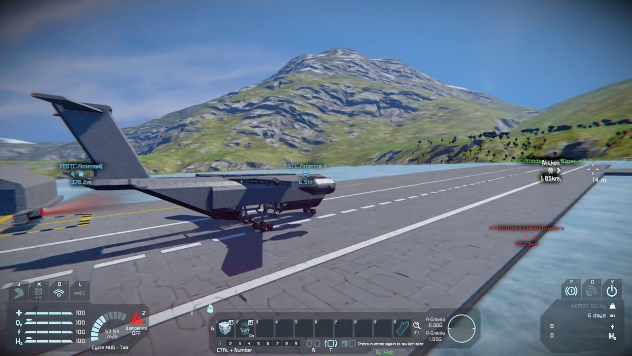 C-17 - Landing Gear Prototype Test | Space Engineers