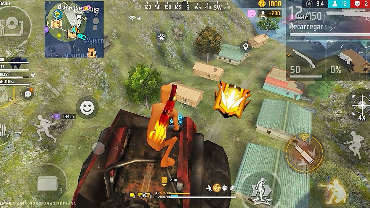 فري فاير قاتل بأسلوبك محترف السطوح حربي العودة إلى الساحة 🔥 الغراند ماستر !! 💪🏼