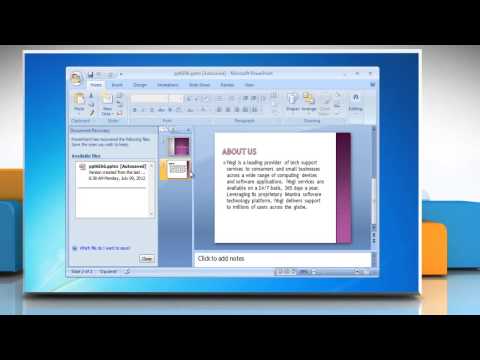 How to recover PowerPoint  file saved by AutoRecover