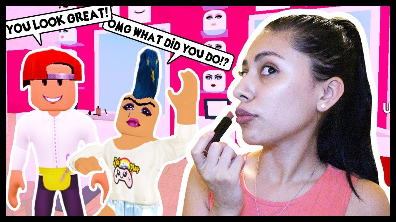 My Boyfriend Gave Me An Ugly Makeover Roblox Stylz Salon Spa - roblox salon and spa makeover