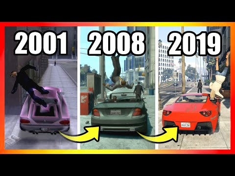 RUNNING OVER PEDESTRIANS in GTA Games (2001-2019)