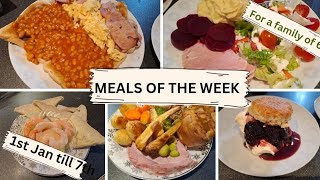 Meals of the week. What I fed my family for the first week of 2024. #mealsoftheweek #mealsonabudget