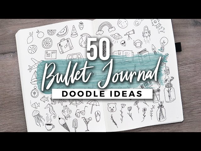 50+ (MORE) Bullet Journal Doodle Ideas!