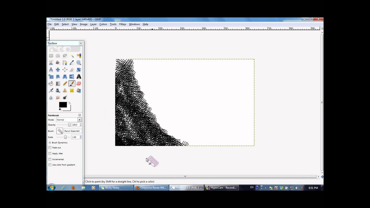 Gimp Cross Hatching Tutorial YouTube