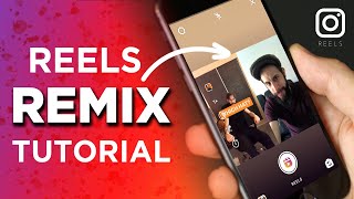 How to use Remix (Duet) on Instagram Reels videos | Tutorial