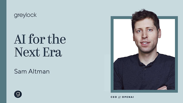 OpenAI CEO Sam Altman | AI for the Next Era - 天天要闻