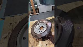 Laser cleaning of car wheels