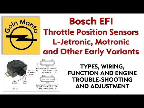 Bosch L-Jetronic EFIスロットルポジションスイッチ（TPS）のガイド-調整とトラブルシューティング