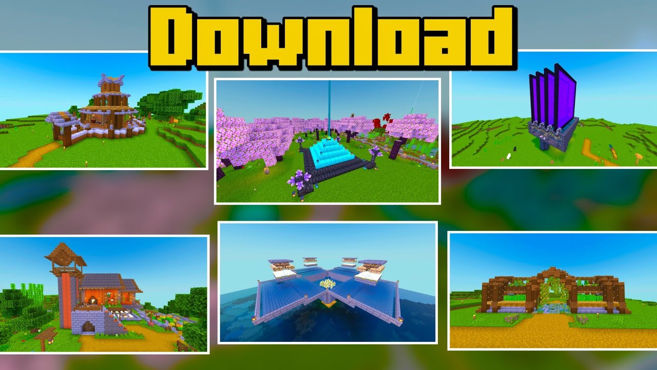DOWNLOAD MY BEST SURVIVAL WORLD IN MINECRAFT POCKET EDITION | MY ...