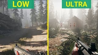 Far Cry 5 LOW vs ULTRA Graphics Comparision (2018!) screenshot 5
