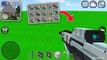 How to GET Working WEAPONS in MINI BLOCK CRAFT 3D