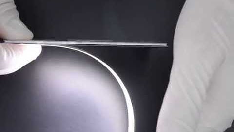 LG Display bendable OLED light panel - thickness & flexibility