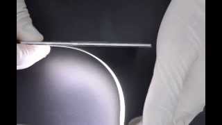 LG Display bendable OLED light panel - thickness & flexibility