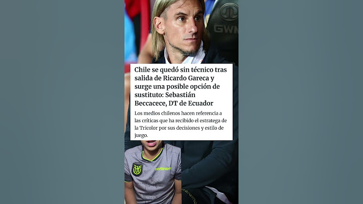 Sebastián Beccacece deja a Ecuador para ser nuevo DT de Chile? #ecuador #futbol #chile