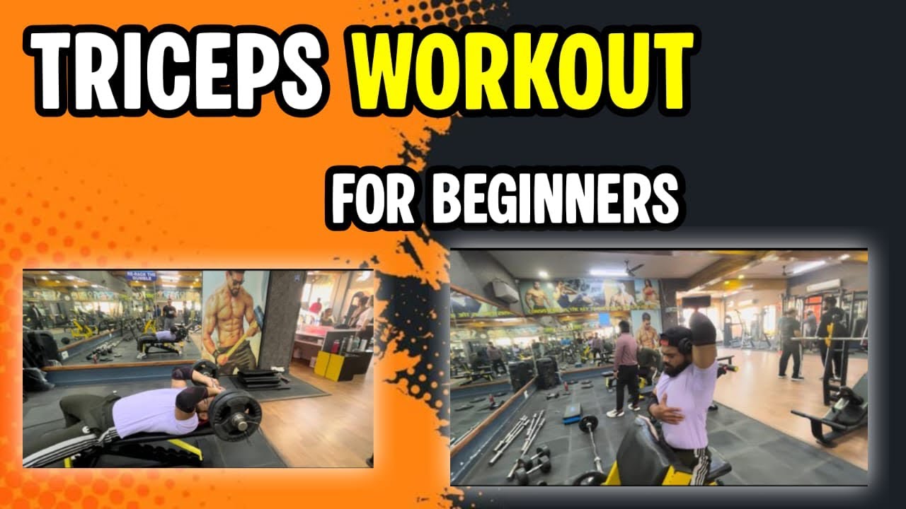 🗣️ :- Triceps Day for Beginners | Perfect Form Guide Easy Triceps Exercise Tutorial 💪❤️
