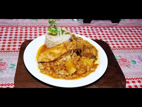 Video: Cómo Cocinar Pollo Y Frijoles En Español