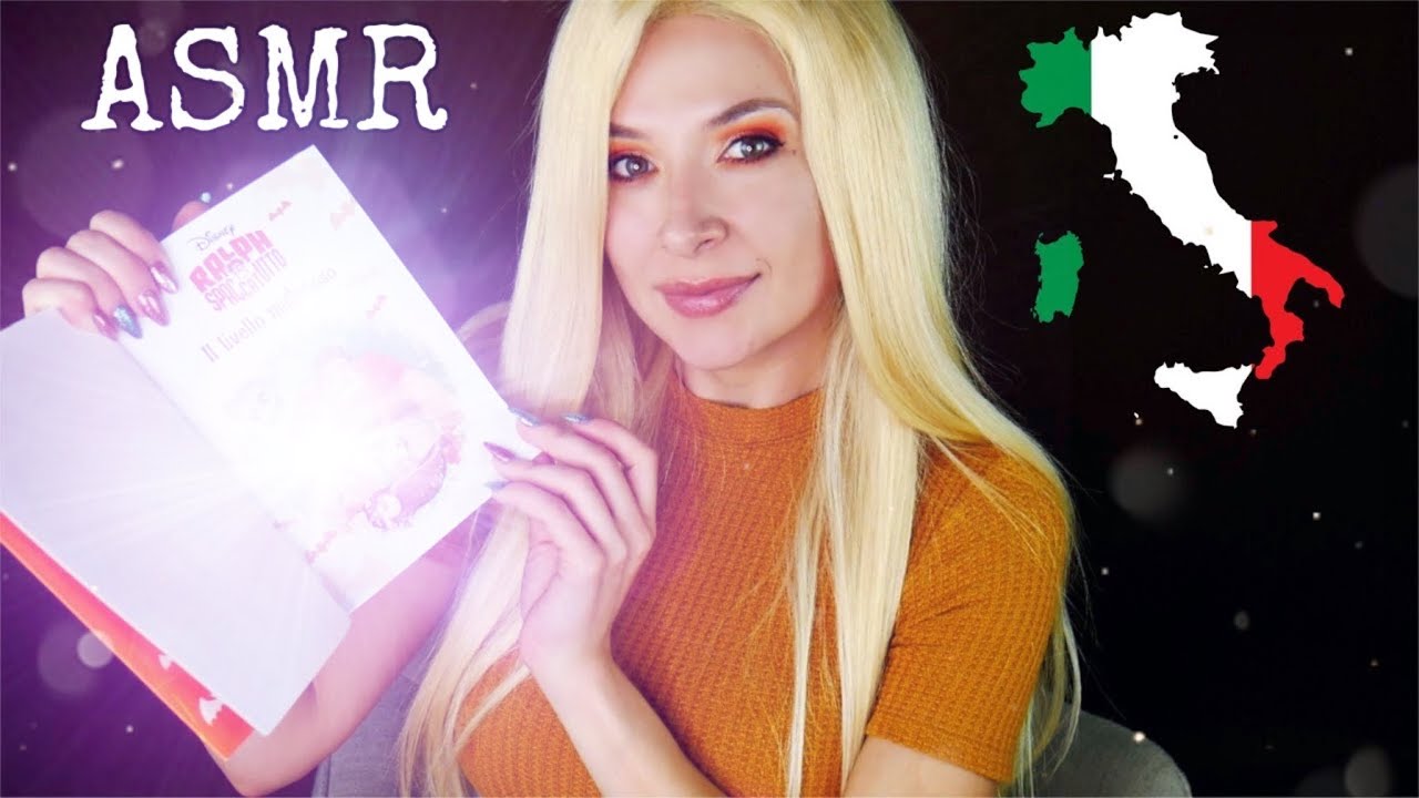 ASMR reading in Italian *Leggo una storia in Italiano