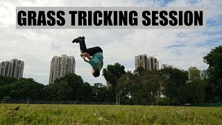CHILL GRASS TRICKING SESSION (ITS BEEN LONG)
