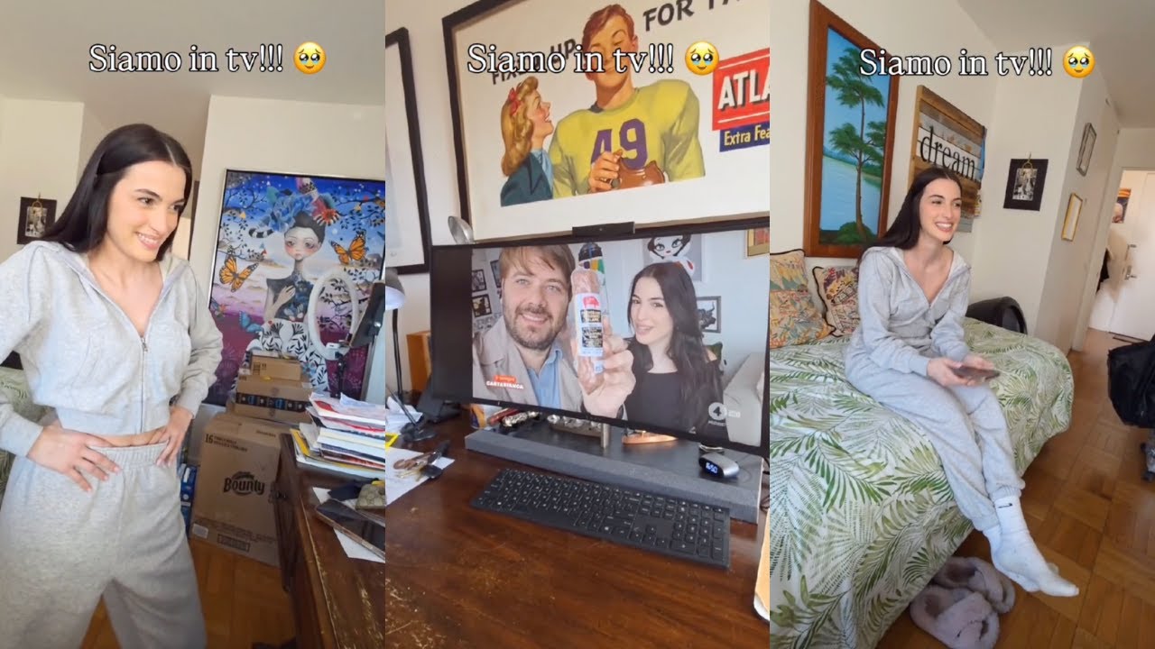 Martina Maceratesi e Piero Armenti finiscono in TV a Carta Bianca in prima serata 😃