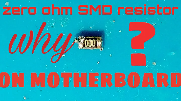 zero ohm resistor or a wire#resistors #resistor #resistencia #resistores#electronicscreators