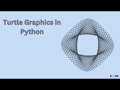 HOW TO MAKE A PYTHON TURTLE