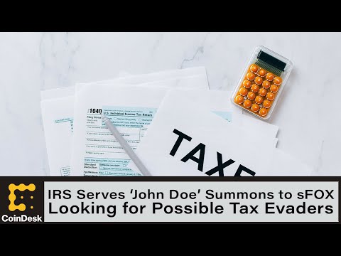 Irs serves ‘john doe’ summons to sfox looking for possible tax evaders