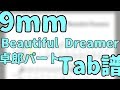 Tab譜 | Beautiful Dreamer - 9mm Parabellum Bullet(Rhythm Guitar)