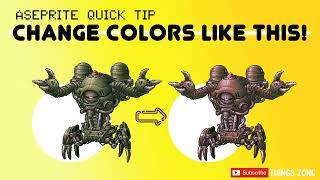 Change the Hue and Saturation of Your Sprite Sheet in ASEPRITE (Complete Tutorial)