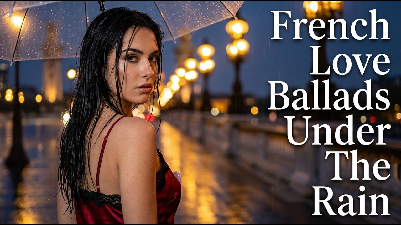 French Love Ballads Under the Rain 🍷 Nostalgic Paris Memories | French Music