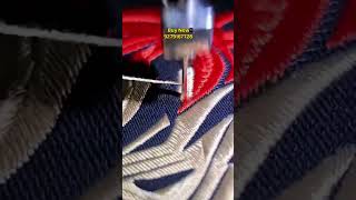 ⚡Powerful Anime Embroidery Design on Black Fabric |Thread Art Magic🔥 #shorts