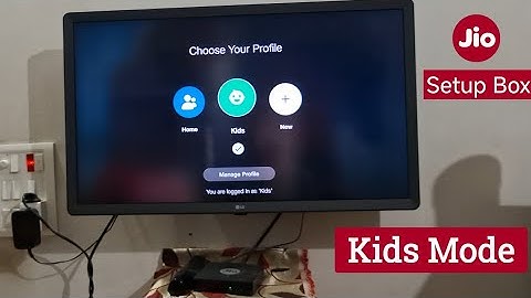 How to enable Kids Mode in Jio Tv setup box | Jio Fiber Kids Mode | Jio Setup Box Child Mode
