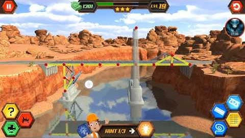 Bridge Construction Simulator Level 19