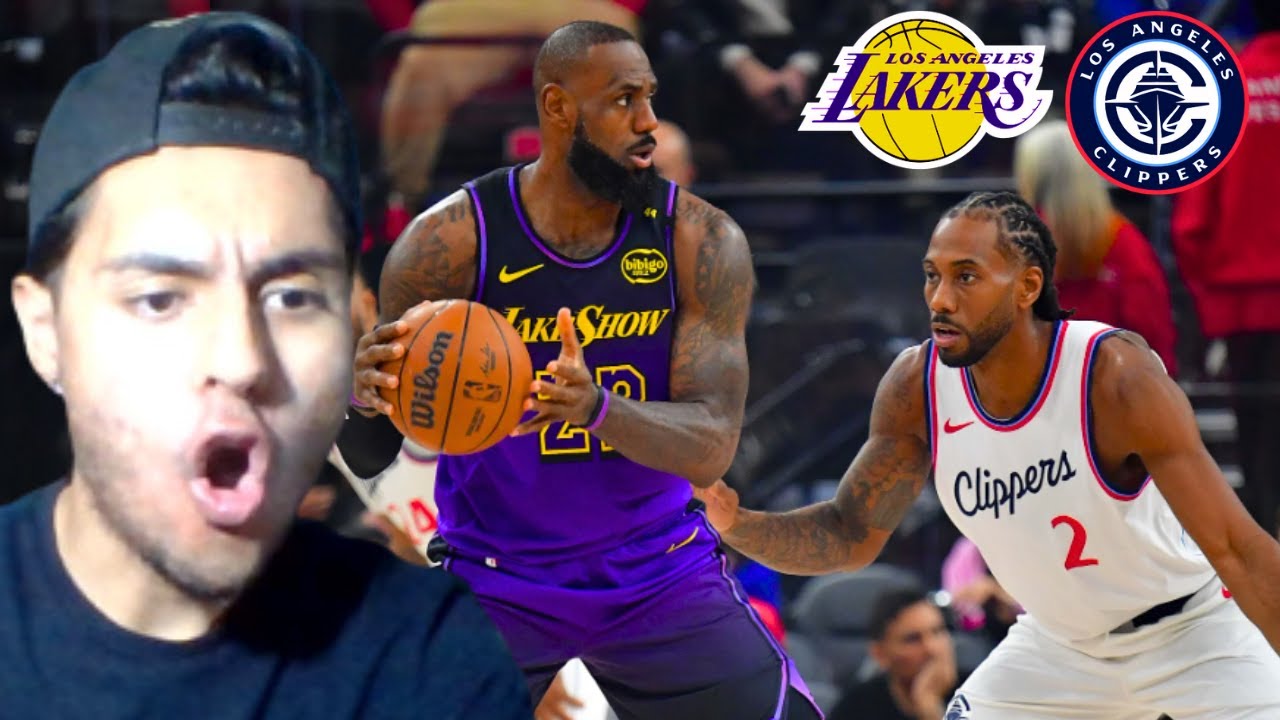 LAKERS VS CLIPPERS REACTION HIGHLIGHTS!! - YouTube