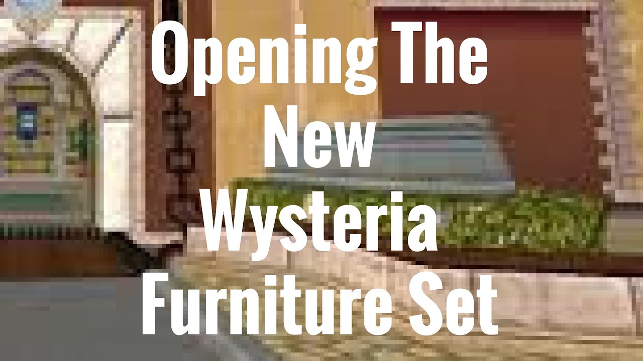 Wizard101 Openning The New Wysteria Furniture Housing Set YouTube