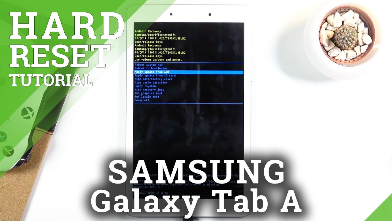 How to Hard Reset SAMSUNG Galaxy Tab A – Recovery Mode - YouTube