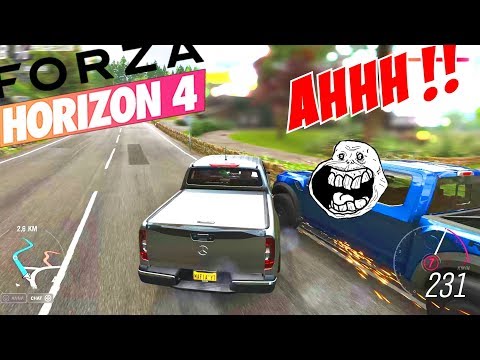 FORZA HORIZON 4 BEST MOMENTS, RAGE, FAILS & STUNTS