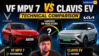 VF MPV 7 vs Carens Clavis EV | Technical Comparison