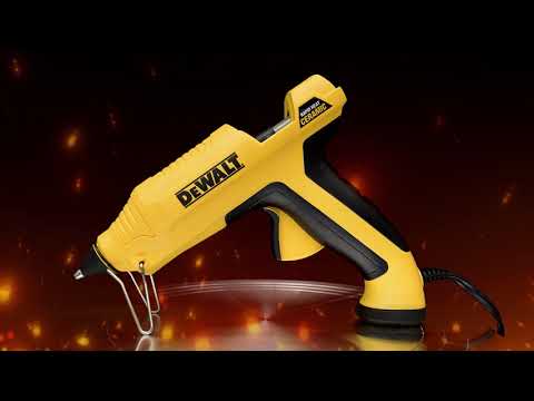 DeWALT DWHTGR50 Rapid Heat Ceramic Glue Gun Yellow DeWALT DWHTGR50 Rapid Heat Ceramic Glue Gun Yellow