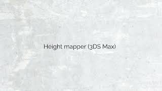 05 Height Mapper 3DS MAX